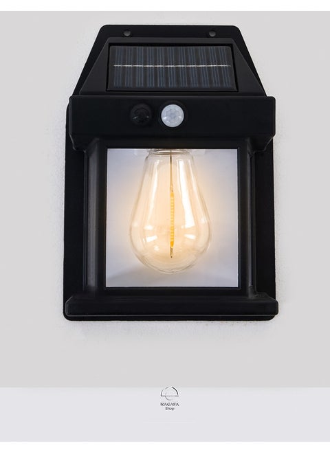 solar interaction wall lamp BLACK