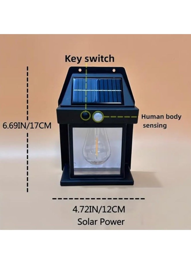solar interaction wall lamp BLACK