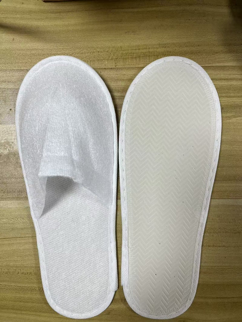 Wholesale five-star hotel homestay beauty salon thick-soled slippers disposable home hospitality thickened hotel special 4mm water pressure plush 42 yards 
