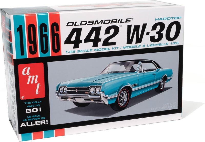 AMT 1966 Olds 442 Hardtop 125 Scale Model Kit - Image 1