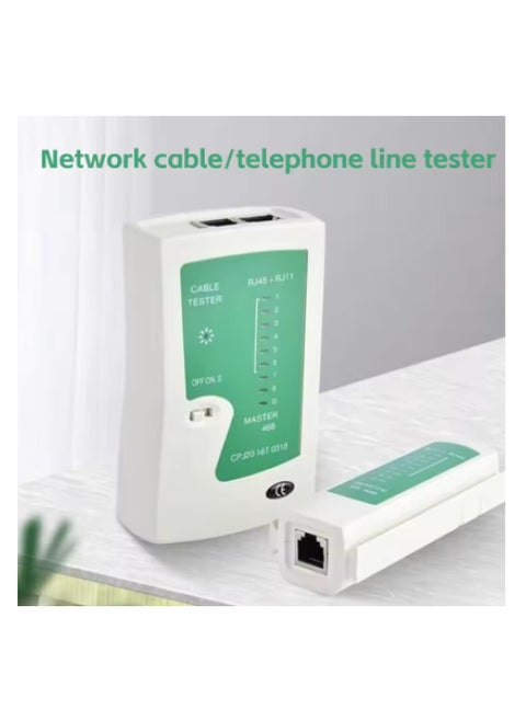 جهاز اختبار كابل الشبكة  متعدد الوظائف فاحص كابل الهاتف RJ45 CAT5e CAT6e RJ11 RJ12 شبكة إيثرنت أداة اختبار كابل سلك LAN