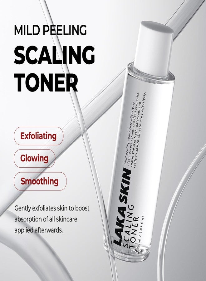 Laka Skin Care Scaling Toner, 150ml/5.07 fl.oz, Mild Peeling for Face, PDRN, Soothing Dead Skin Cells, Hyaluronic Acid, AHA, PHA, Korean Skin Care - Image 2