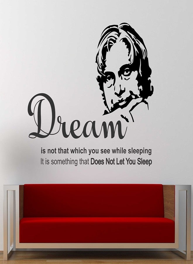 LANSTICK DR Abdul Kalam Positive Quote Wall Sticker - Image 1