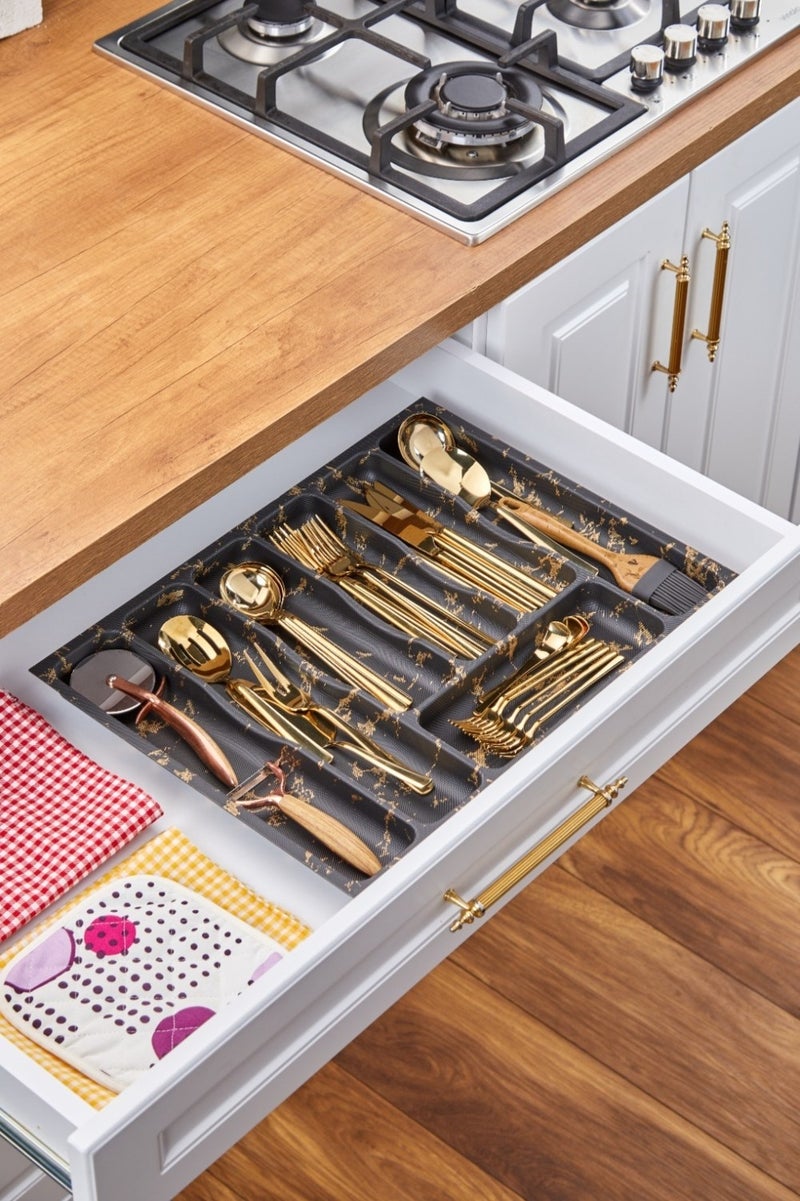 7 Compartment Xl Drawer Inside Spoon Tray 37X50 cm