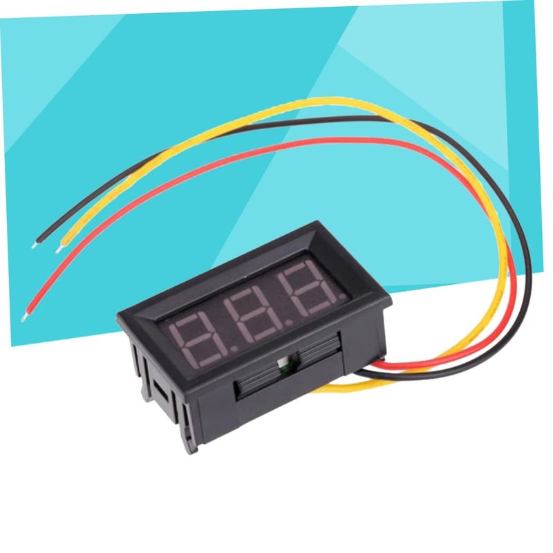 Ciieeo Three Wire Dc Voltmeter With Lcd Display Auto Decimal Low Voltage For Motorcycle Battery - Image 5