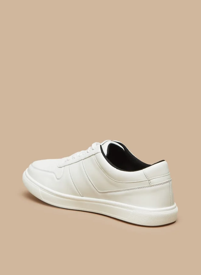 Lee Cooper Men's Solid Lace-Up Sneakers