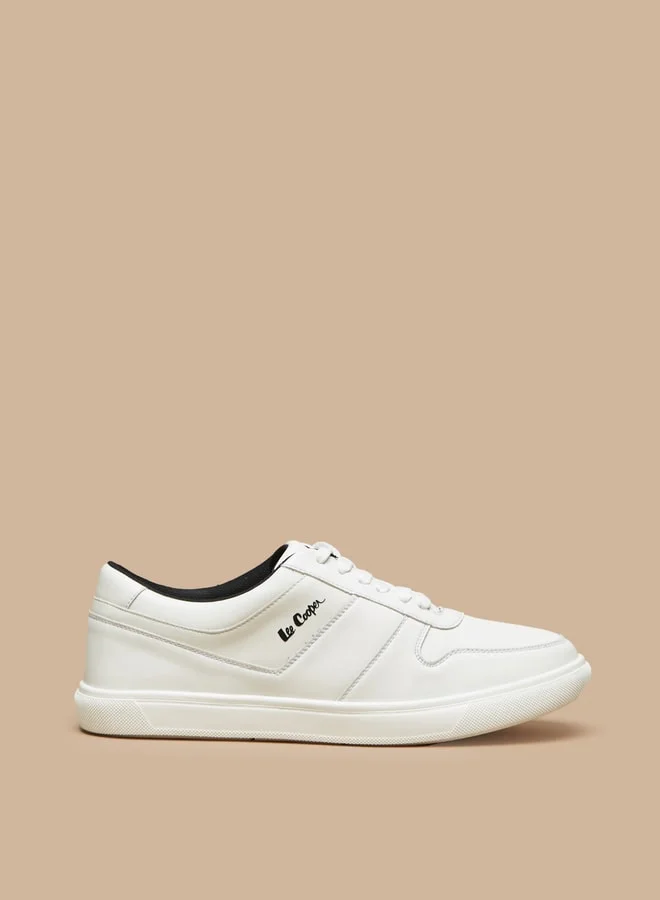 Lee Cooper Men's Solid Lace-Up Sneakers
