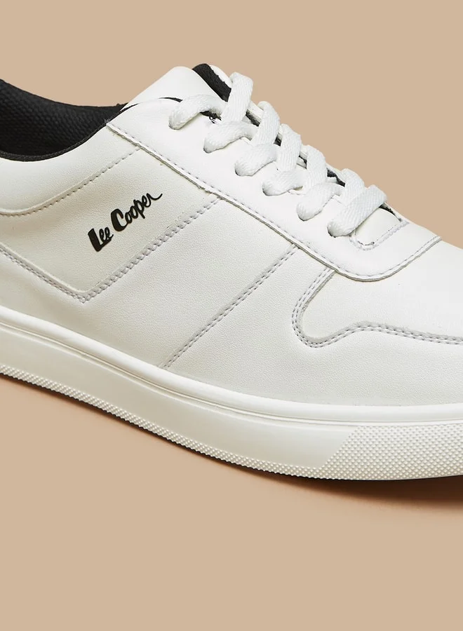 Lee Cooper Men's Solid Lace-Up Sneakers