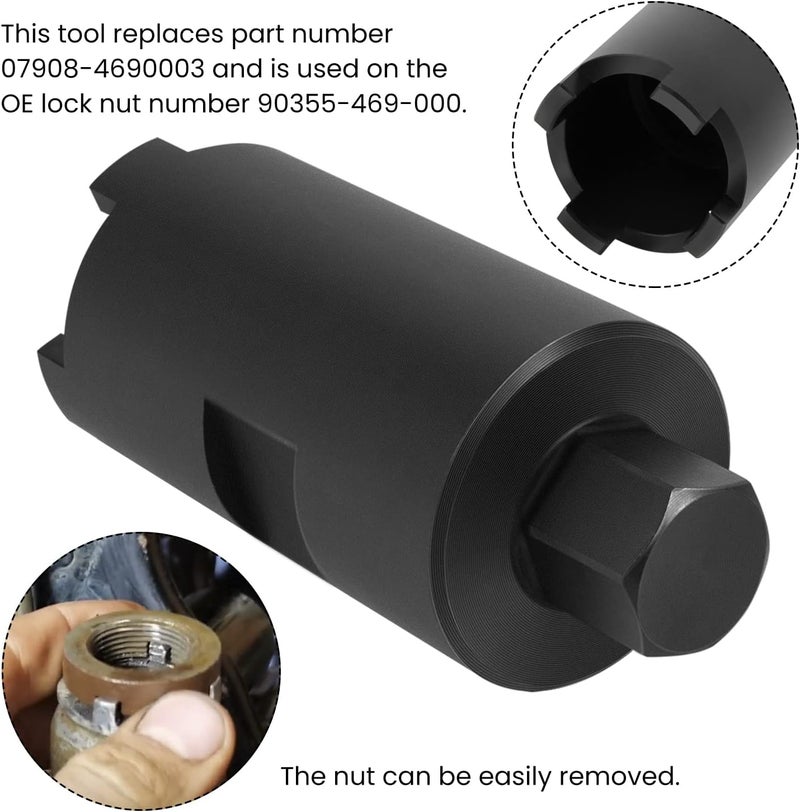sevencow Swingarm Pivot Bolt Lock Nut Removal Tool - Image 5