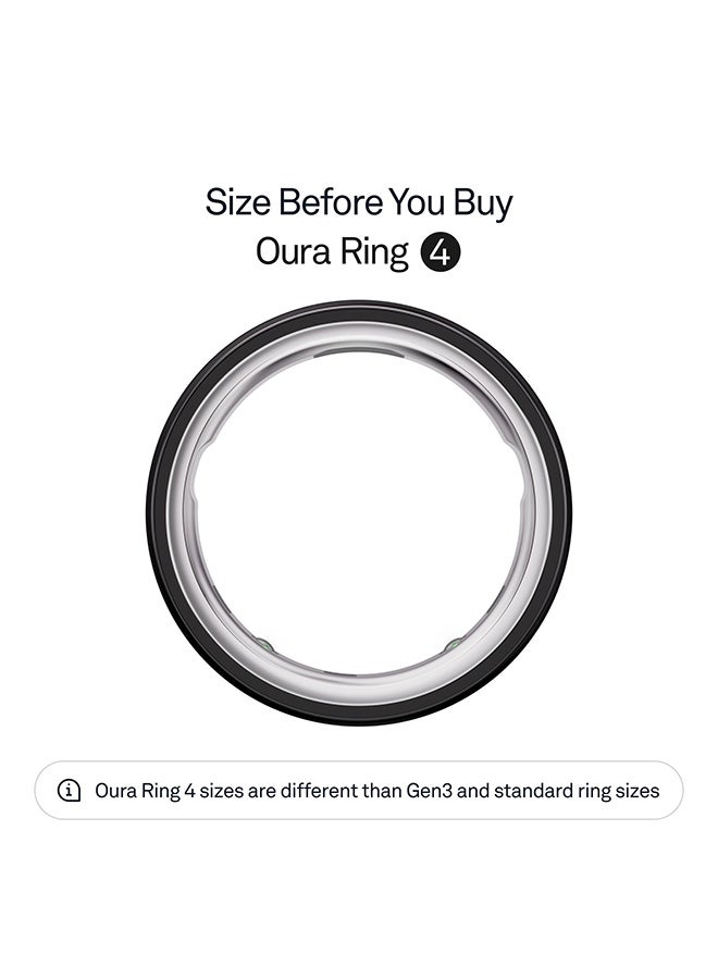 Oura Ring 4 Black - Size 12 - Image 2