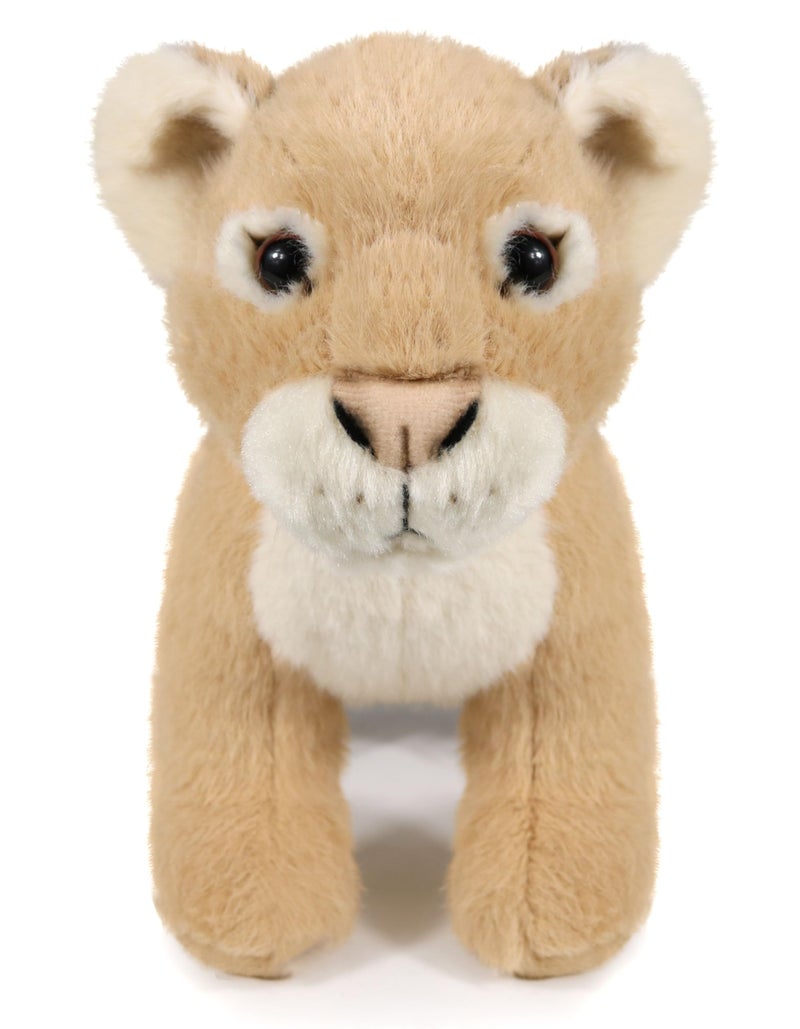 Ice King Bear Realistic Lion Cub Plush Toy Lifelike Stuffed Animal with Soft Fur 8 Inches Standing Plushie for Kids Home Decor and Collectors - Image 3
