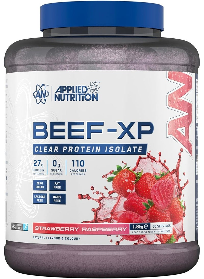 Applied Nutrition Clear Hydrolysed Beef-xp Protein - Strawberry & Raspberry - (1.8 Kg) - Image 1