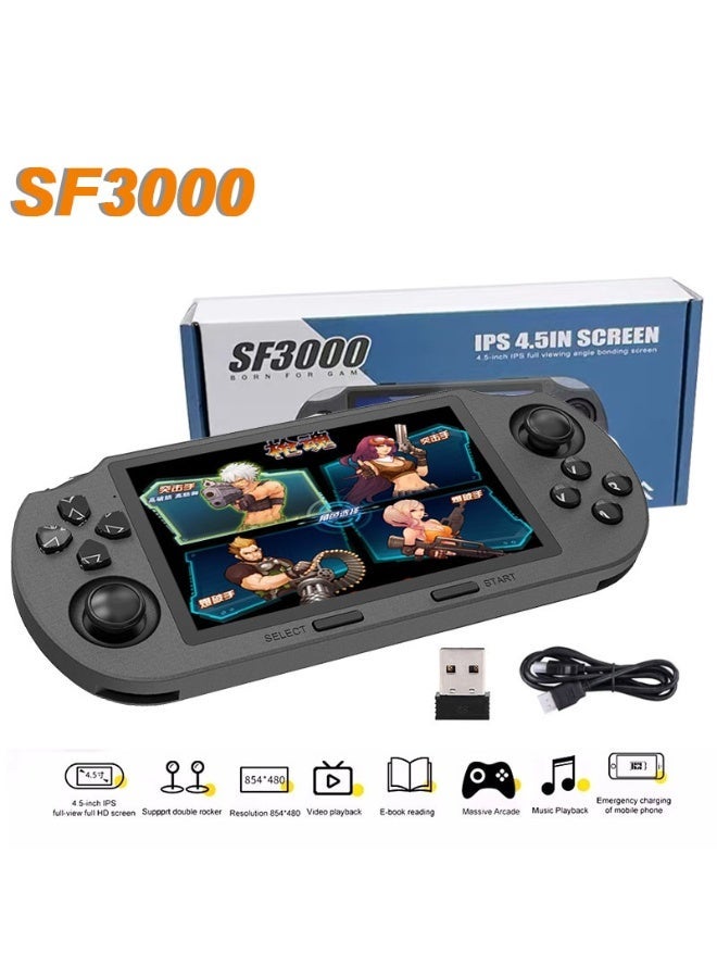 SF3000 Retro Handheld Video Game Console with 20000+ Games ,Classic Games Pocket Player with 4.5 Inch IPS Screen, 3000mAh Long Battery Life,Gift - Image 1