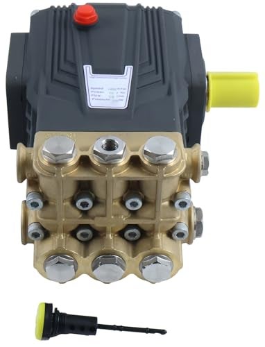 LSSOCH Pressure Washer Triplex Pump TSS1511 TS1511 24mm Solid Shaft 3500 PSI 40 GPM 1450 RPM - Image 3
