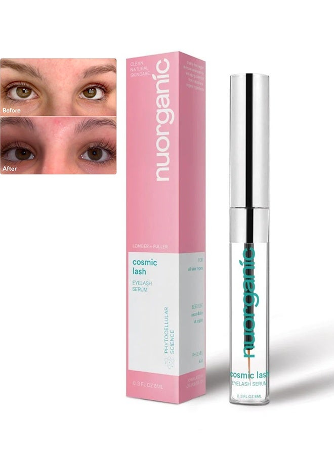 NuOrganic Cosmetics Cosmic Lash Serum Without Prostaglandins 8ml, Eyelash Growth Serum for Thicker, Longer, More Defined Lashes - Image 1