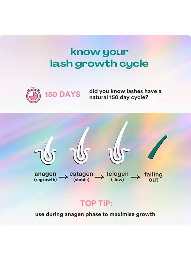NuOrganic Cosmetics Cosmic Lash Serum Without Prostaglandins 8ml, Eyelash Growth Serum for Thicker, Longer, More Defined Lashes - Image 4