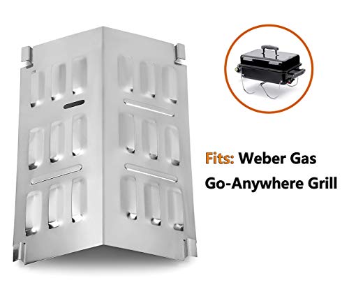 DELSbbq Stainless Steel Grill Flavorizer Bar Replacement for Weber 9201 and Gas Go-Anywhere Grill, Grill Heat Shield for Weber Go-Anywhere Gas Grills - Image 3