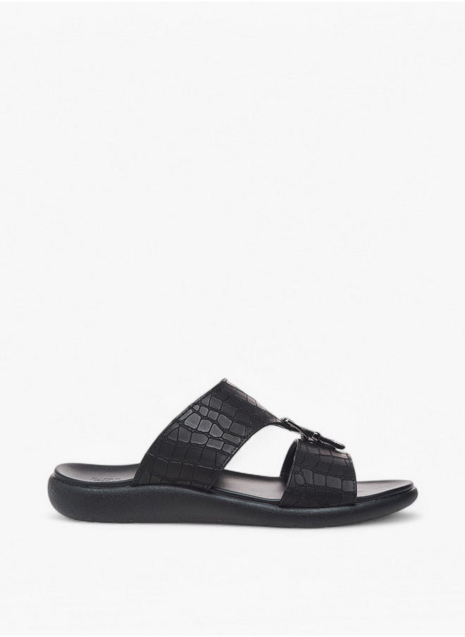 LBL by Shoexpress Buckle Accent Slip-On Arabic Sandals  - Image 2