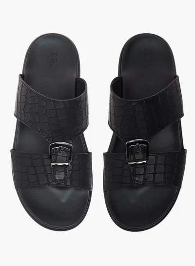 LBL by Shoexpress Buckle Accent Slip-On Arabic Sandals
