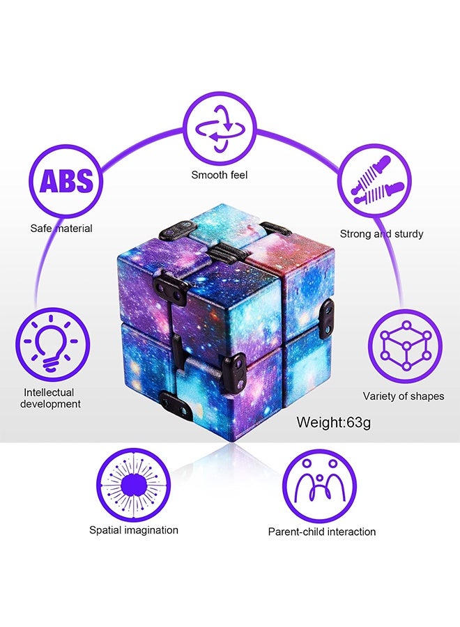 GIFT 3 Pack Magic Infinity Cube Hand Spinner Toy - Image 3