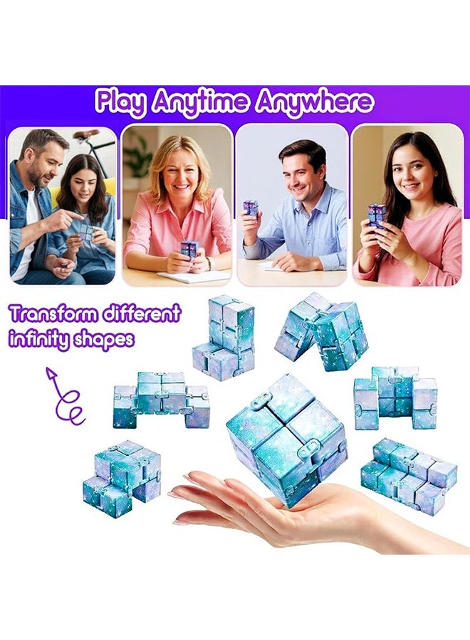 GIFT 3 Pack Magic Infinity Cube Hand Spinner Toy - Image 4