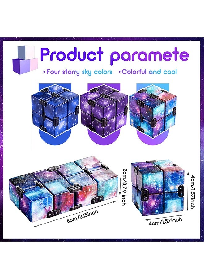 GIFT 3 Pack Magic Infinity Cube Hand Spinner Toy - Image 2