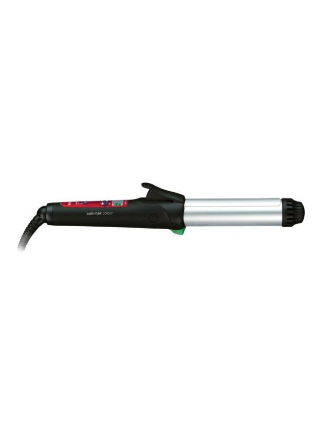Satin Electric Hair Curler Black/Silver