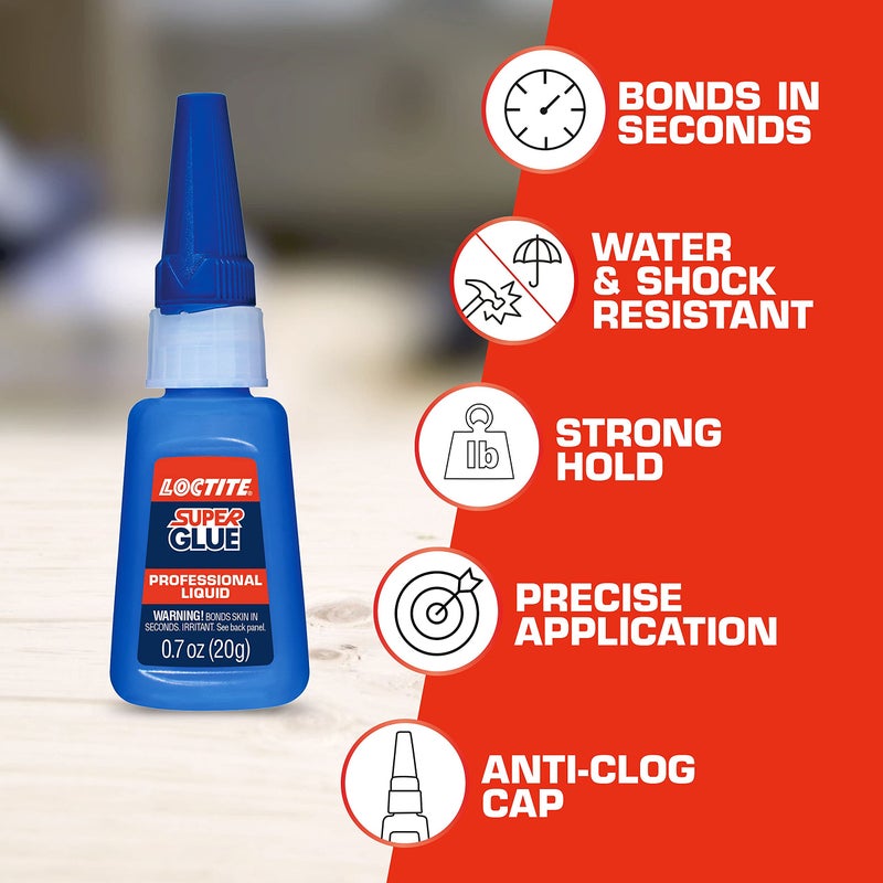 Loctite 1405419 Super Glue Liquid Professional, 0.7 oz, Clear - Image 5
