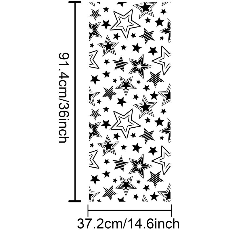 MAYJOYDIY Pentagram Star Template Star Stencils 15.7×39.4inch Flexible PET Hollow Out Painting Stencils for Room DIY Craft on Wood Canvas Furniture Floor - Image 3