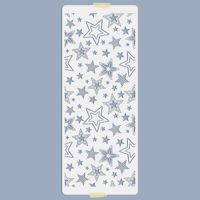 MAYJOYDIY Pentagram Star Template Star Stencils 15.7×39.4inch Flexible PET Hollow Out Painting Stencils for Room DIY Craft on Wood Canvas Furniture Floor - Image 2