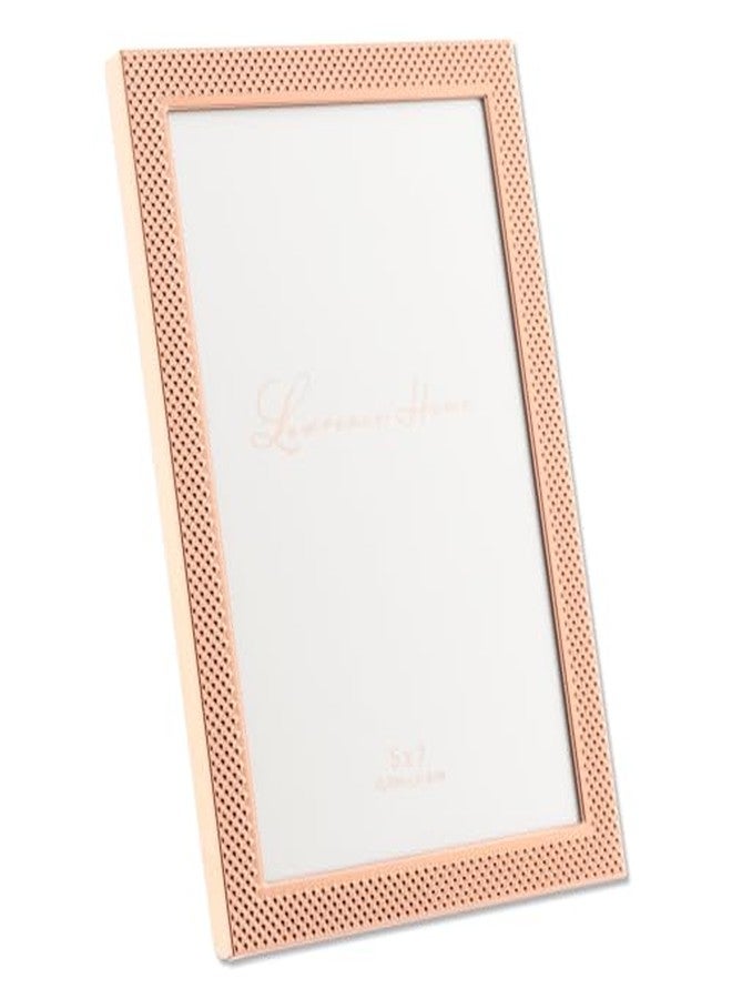 Lawrence Frames Lawrence Royal Designs 5x7 Fawn Pin Dot Pattern Copper Picture Frame, Metallic - Image 3