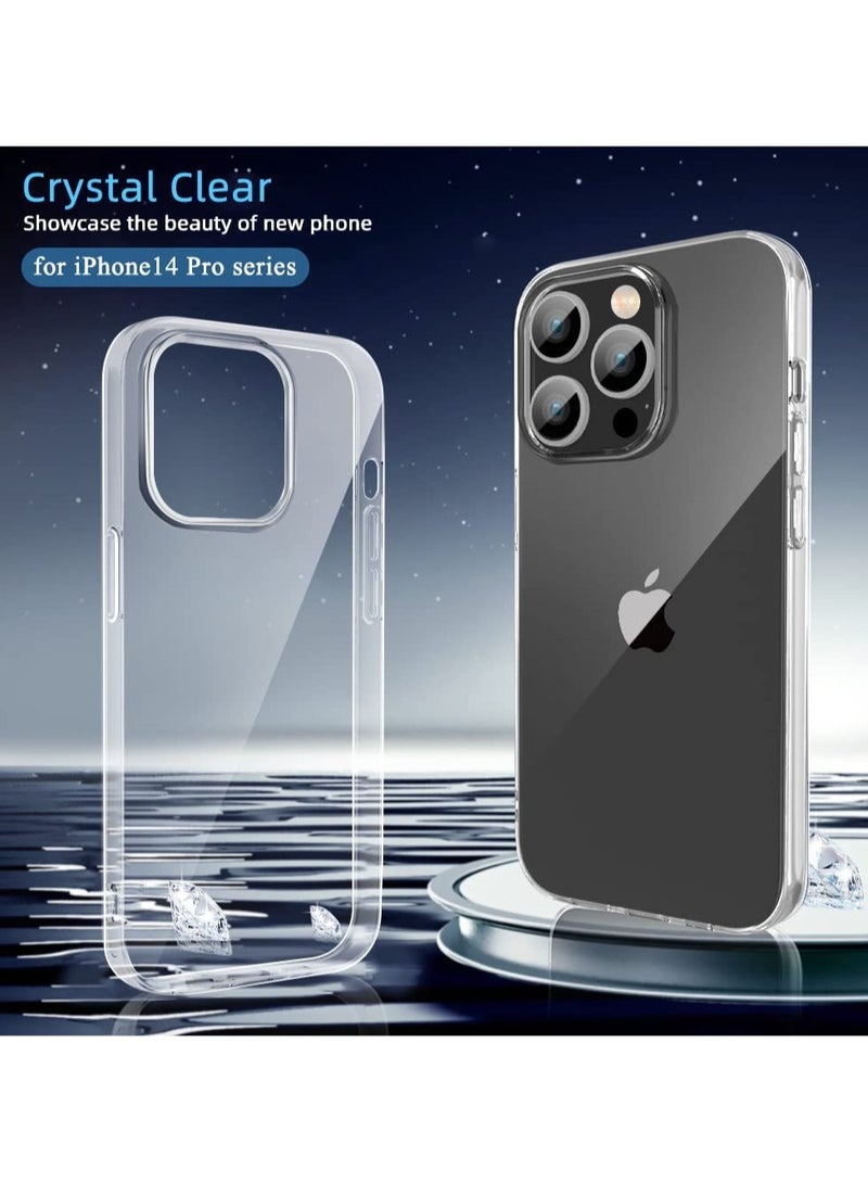 إلترازون Compatible with iPhone 14 Pro Max Case Clear Thin Soft TPU Slim Fit Mobile Phone Cover Anti-Slip Grip Scratch Resistant Phone Cases for iPhone 14 Pro Max - Image 2