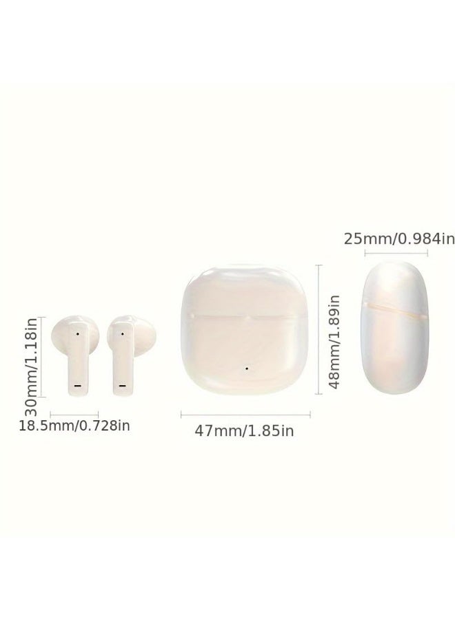 Wireless Bluetooth 5.3 Earphones with HiFi Stereo in Ear Noise Reduction, IP5 dustproof, Waterproof, Long-Lasting, Mini, Compact and Portable Sports Earphones Compatible with Android and iOS - Image 2