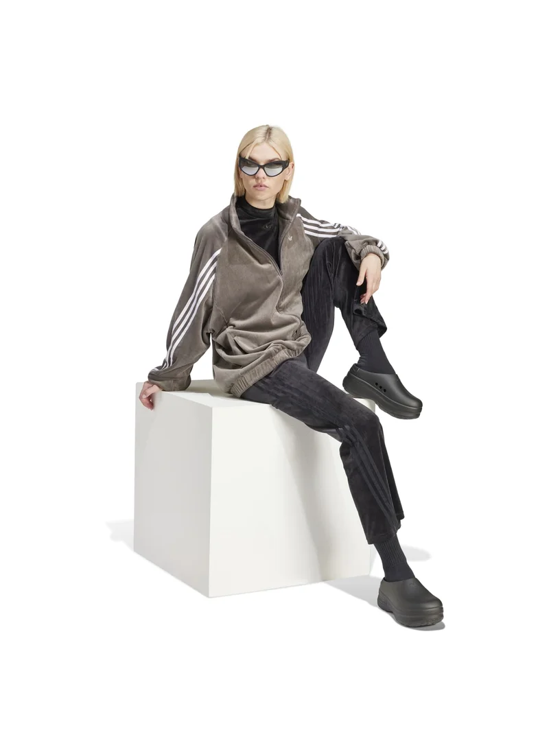 اديداس adidas VELVET TT Brown Originals Women TRACK TOPS