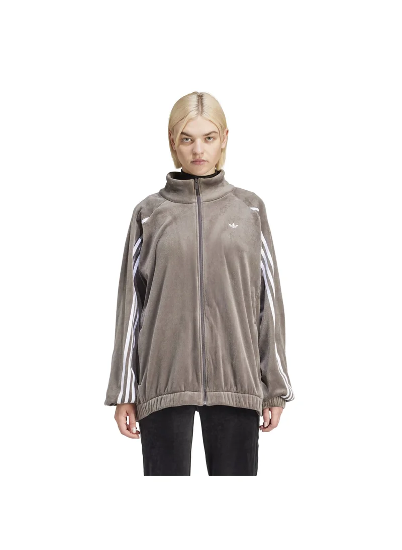 اديداس adidas VELVET TT Brown Originals Women TRACK TOPS