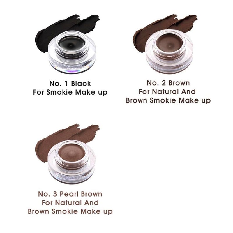 TONYMOLY Back Gel Eyeliner, 02 Brown, 0.14 Ounce (Pack of 1) - Image 3