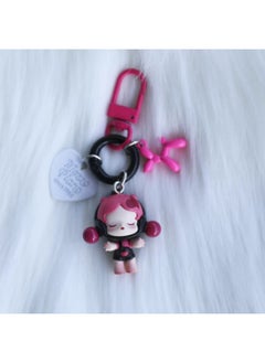 Generic Bubble Mart Hug Series Cute Love Blow Dog Dopamine Mobile Phone Chain Keychain Bag Hanging Ornaments For Women-Specifications:Labubu Acorn  - Image 3