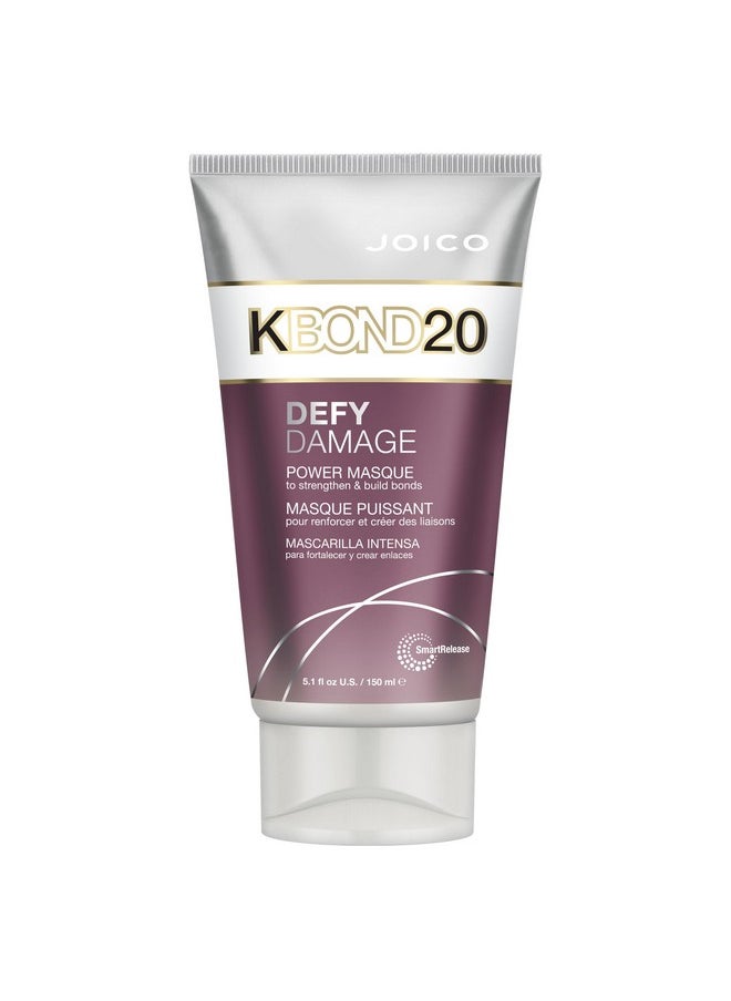 جويكو قناع الطاقة Kbond20 من Defy Damage للحصول على شعر أقوى ورطب، آمن لإعادة بناء وحماية الروابط، خالٍ من البارابين، تركيبة خالية من الحيوانات، 5.1 أونصة  - Image 1