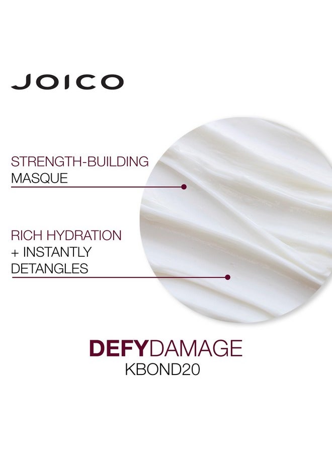 جويكو قناع الطاقة Kbond20 من Defy Damage للحصول على شعر أقوى ورطب، آمن لإعادة بناء وحماية الروابط، خالٍ من البارابين، تركيبة خالية من الحيوانات، 5.1 أونصة  - Image 5