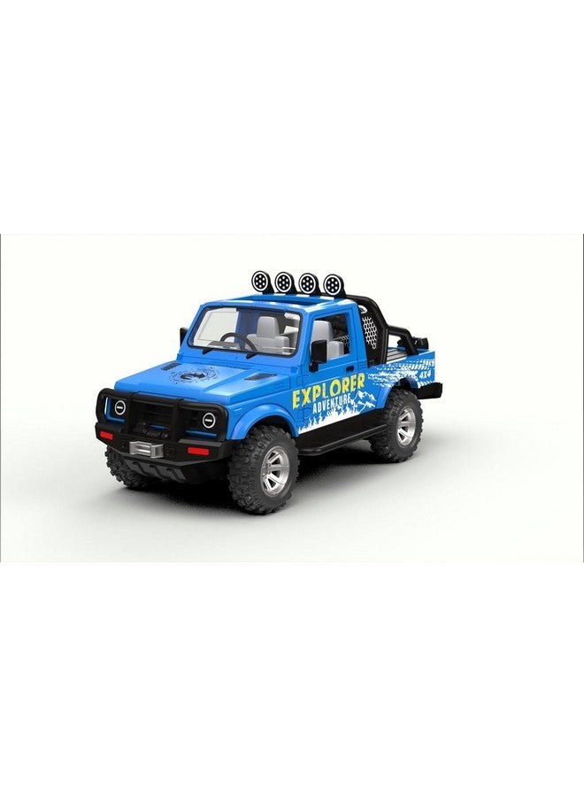 Sheel New Adventure Explorer Open Ranger Jeep 4x4 Gypsy Sports Off Road Toys Cars, Color Assorted As Per Availability - Image 1
