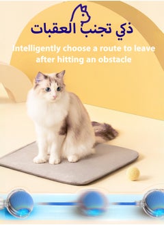 HEROCKX Pet toy ball,Interactive Pet Toy Smart Automatic Rolling Pet Ball, Motion Activated Rolling Pet Toy Automatic 360° Rotating Roller Ball USB Rechargeable-Blue  - Image 4