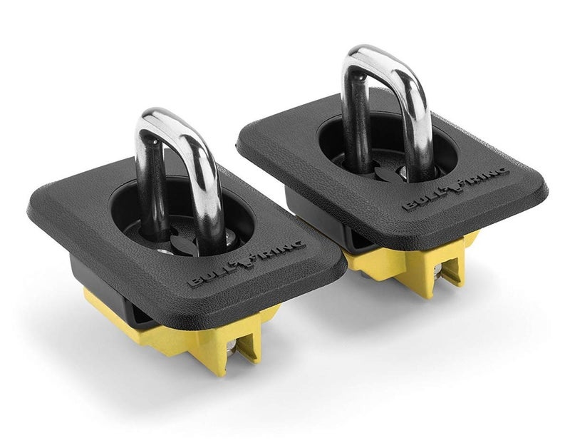 Bull Ring Classic Raised Fit Retractable Truck Bed Tie Down Anchors fits Ford F150 1998-2014, Super Duty 1998-2016, Chevy Silverado/GMC Sierra 1999-2013, Dodge RAM 1995-2017 (4 Pack) - Image 3