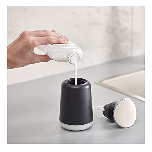UNIQUE CART Hygienic EasyPush Soap Dispenser with Wide Pump OneSize Black - Image 3