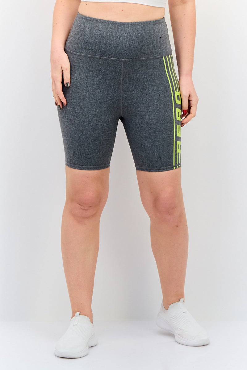 Aeropostale Women Sportswear Fit Training Shorts, Grey - Image 1