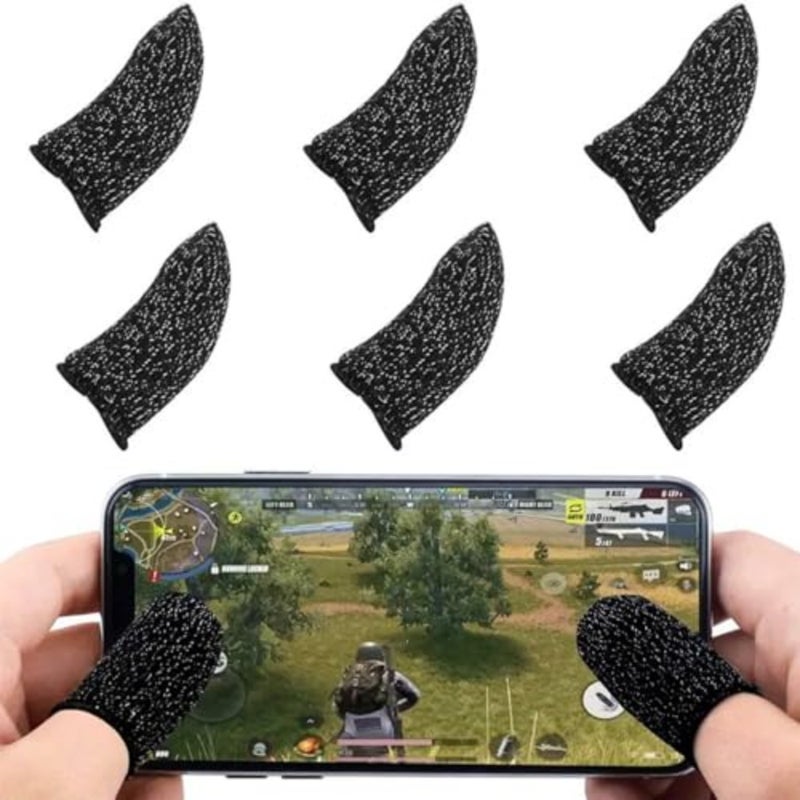 10 Pcs Screen PUBG Gaming Finger Sleeve Game Controller Mobile Sweatproof Gloves - Image 4