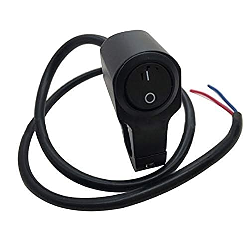 RAYANA 12V 7/8" Motorcycle Handlebar Waterproof Control Switch Aluminum Alloy for 22mm(23mm) Handlebar Light Switch(for Spotlight Headlight Electrical System) Interrupteur Moto - Image 1