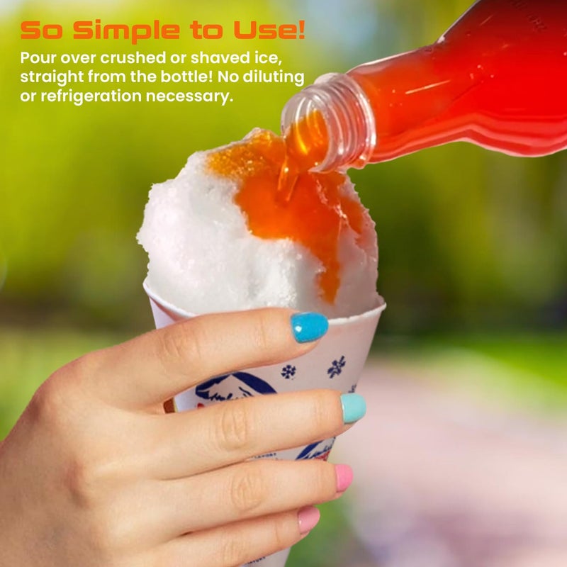 12.7oz Sno-Cone Syrups (4 Pack) - Image 2