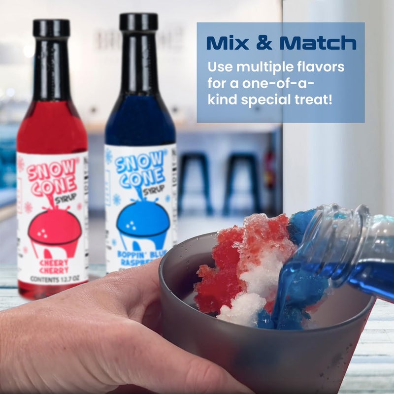 12.7oz Sno-Cone Syrups (4 Pack) - Image 1