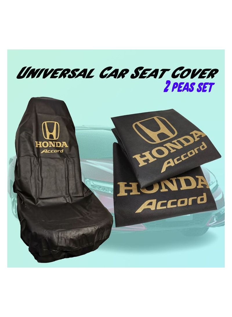 HONDA Car Seat Dust Dirt Protection Cover, Extra Protection For Your Seat 2/pcs Set, Car Seat Cover - Image 1