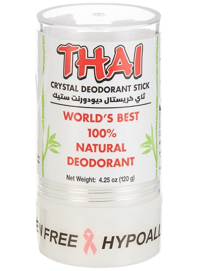 Thai Deodorant Stone THAI Natural Crystal Deodorant Stick (4.25 Ounces)  - Image 1